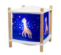 LANTERNE 2.0 SOPHIE LA GIRAFE-Veilleuse Lanterne LED Connectée avec projection d'étoiles H18.5cm Bleu