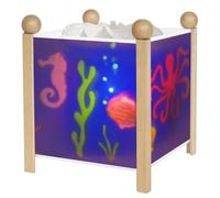Trousselier – Veilleuse 'La Mer' Lanterne Magique – Bois naturel, Ampoule 12V/10W incl. (Prise EU)