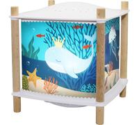 LANTERNE 2.0 OCEAN-Veilleuse Lanterne LED Connectée avec projection d'étoiles H18.5cm Multicolore