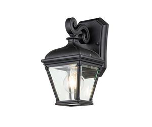 Lanterne maison applique murale lampe d'extérieur lumière entrée lumière verre clair classique