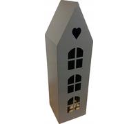 Lanterne Maison Bougie Led Lanterne Grande 53 Cm Anthracite Lanterne
