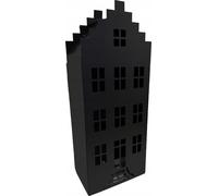 Lanterne Maison Conduit Bougie Grande Lanterne Noire Loft Lanterne 45 Cm Métal