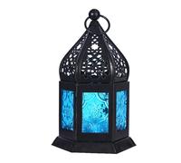Lanterne marocaine à piles, lanterne décorative, lampe de table intérieure et extérieure pour les Ramadans, mariages, fêtes, événements, bougie décorative