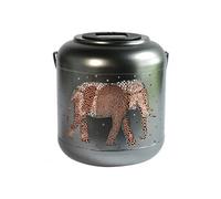 Orium - Lanterne métal solaire Jungle 18cm G