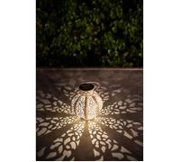 Lanterne métal vintage beige 10 Lumens H17cm - GALIX