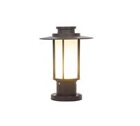 Lanterne Moderne Étanche Pour Éclairage Extérieur Sur Poteau, Lampe de Colonne Ip65, Lampe de Poteau Led Minimaliste Pour Pelouse, Jardin, Villa,Daire Chinois D'Extérieur.