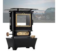 Lanterne multifonction portable en acier inoxydable pour camping, pêche, éclairage d'urgence, cuisson et réchauffement