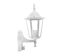 Lanterne murale d'extérieur V-TAC de style vintage rustique E27 avec détecteur de mouvement blanc mat IP44 pour jardin, façades, porche, couloirs, allées