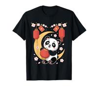 Lanterne Panda en Fleur du Nouvel an Chinois 2026 T-Shirt