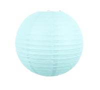 Lanterne Papier Ronde Bleue Ciel - Diamètre 20 cm