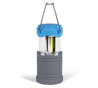 Lanterne pliable - KAMPA - Flare - Piles - Gris et bleu