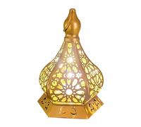 Lanterne Ramadan Eid, LED Lampe Marocaine, Lanternes Décorations Orientale du Ramadan Mubarak, Veilleuse Enfant, Lumineuse Décorative pour Aïd Mubarak Centre de Table Intérieur Extérieur (03)