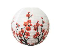 Lanterne Ronde en Papier de Bambou, 30/35/40cm, Abat-Jour de Style Oriental Chinois, lampion de décoration de Maison pour noël et Mariage