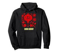 Lanterne Rouge Harmonie Fleur Festival Printemps Zen Sweat à Capuche
