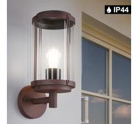 Lanterne Rust Jardin Luminaire Mur Lampe Extérieur Éclairage Balcon De Aluminium