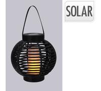 Lanterne solaire Ø 20 cm - Noir