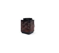 Garden ID Lanterne solaire Attract Orange 16 x 16 h23 cm 6–8h autonomie mobile bouton on/off