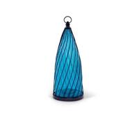 Garden ID Lanterne solaire Blue Dome Ø17 H40 cm Autonomie 6–8 h Bouton On/Off Pile AA rechargeable