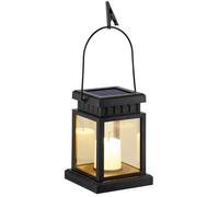 Lanterne solaire bougie lumière extérieure étanche LED lanterne solaire en plastique sans flamme bougies scintillantes lumière A325