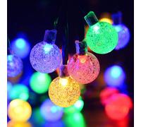 Lanterne Solaire Bubble Ball String LED Crystal Ball Lantern Outdoor Garden Wall Tree Light Lawn Lantern