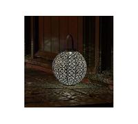 Lanterne solaire SMART GARDEN Damaskus en métal ajouré Bronze Énergie solaire Ambianc