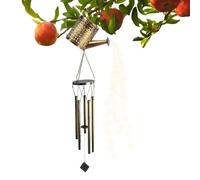 Lanterne Solaire d'Arrosoir pour Jardin - Décorations Rétro en Fer avec Carillon,Ornements de Jardin Solaires pour Extérieur - pour Terrasse Allée Pelouse Noël Maison