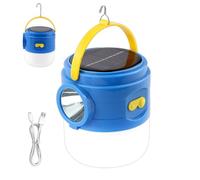 Lanterne solaire de camping - Lampe solaire USB à luminosité réglable, lanterne lumineuse suspendue, pour camping, randonnée, randonnée, escalade, voyage, aventure patio de nuit
