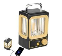 Lanterne solaire de camping - Lanternes solaires d'extérieur - Lanterne de banque d'alimentation LED portable pour le camping | Lampe de jardin sans fil rechargeable, lampe de tente pour randonnée