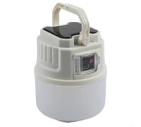 Lanterne solaire de camping LED 4 modes avec crochet (blanc C52)