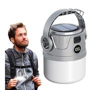 Lanterne solaire de camping LED rechargeable | Lampe de poche LED rechargeable par USB étanche pour la pêche, les tempêtes et les pannes de courant