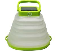 Lanterne Solaire De Camping Pliable À Led, 3 Modes De Gradation, 2 En 1, Rechargeable Par Usb, Pour Camping, Maison, Randonnée, Pêche, Urgences (Verte)