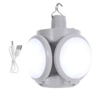 Lanterne Solaire de Camping Sphérique Pliante LED Blanc Extérieur