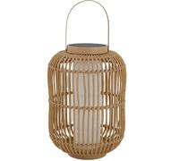 Lanterne solaire décorative avec base LED solaire rechargeable LED blanc chaud MARIEL SMALL H40cm