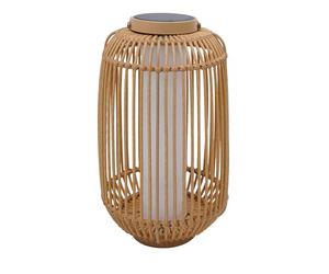 Lanterne solaire décorative avec base LED solaire rechargeable LED blanc chaud MARIEL TALL H60cm