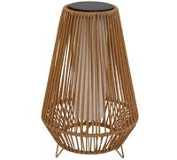 Lanterne solaire SALOMEA TALL Beige Rotin 30 x 30 x H 47cm