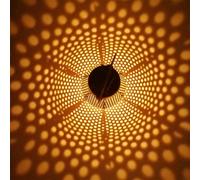 Lanterne solaire décorative vintage effet ombre jeux de lumière DOTY H17cm
