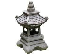Lanterne solaire décorative - Lumière de chemin de jardin, ancienne tour en pierre | Lampe solaire d'extérieur inspirée du zen pour terrasse et villa, veilleuse douce pour chemins, jardin, pelouse