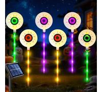 Lanterne solaire décorative pour Halloween - Lampe solaire à LED - Citrouille - Décoration d'extérieur - IP65 - Éclairage étanche - Avec piquet - Pour l'extérieur, fête, pelouse (B)