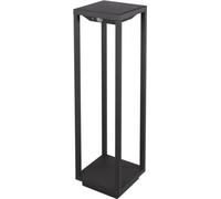 Lanterne solaire domestique LED gris foncé 2,2w avec batterie IP54 Zafferano