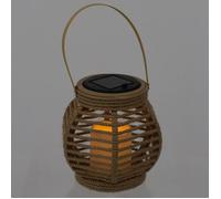 LANTERNE SOLAIRE EFFET BOUGIE H15CM