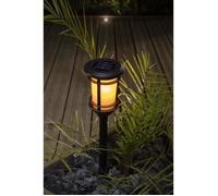 Balise solaire effet flamme naturelle -