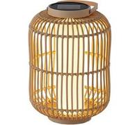 Lumisky Lanterne solaire décorative MARIEL SMALL – Base LED rechargeable, blanc chaud H40cm