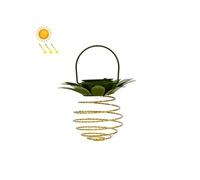 Lanterne Solaire Extérieure 24 LED Fer Etanche Forme Ananas IP44