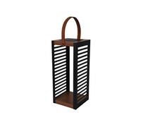 Lanterne solaire décorative avec base LED solaire rechargeable LED blanc chaud FERIAN TALL H50cm