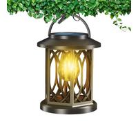 Lanterne Solaire - Flamme LED Résistante aux Intempéries avec Clip,Lanterne Solaire Éclairage Extérieur Décoration | Pour Cour Porche Chemin Paysage Maison Femmes Maman Grand-Mère Fête D'Anniversaire