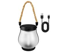 Lanterne solaire forme de flamme - Étanche - Lampe de jardin avec batterie rechargeable - Éclairage décoratif pour terrasse, cour, arbre, porche, décoration de nuit chaude