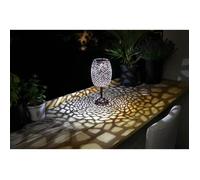 Lanterne solaire - GALIX - G2003 - Métal cuivré - LED blanche 10 lumens - H35 cm