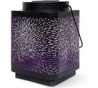 Lanterne Solaire - Garden Id Attract - Mauve 16 X 16 H23 Cm - 6 A 8H Autonomie - Mobile - Bouton On/Off.