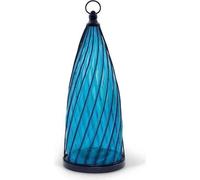 Lanterne solaire - GARDEN ID Blue Dome - Ø17 H40 cm - Autonomie 6-8h -Bouton on/off - Pile AA rechargeable.