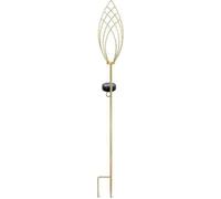 Lanterne Solaire - Garden Id Épi Doré - Ø11 H81 Cm - Autonomie 6-8H - Bouton On/Off - Pile Aaa Rechargeable.